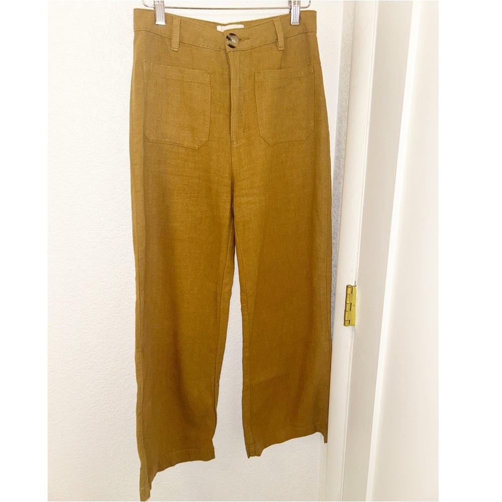 ROLLA’S Sailor Ramie Pant in TOBACCO 💯 Ramie Linen SZ: 26
